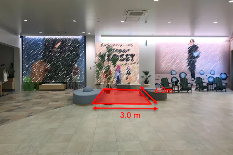 【ららぽーとTOKYO-BAY】北館2F　西連絡通路付近