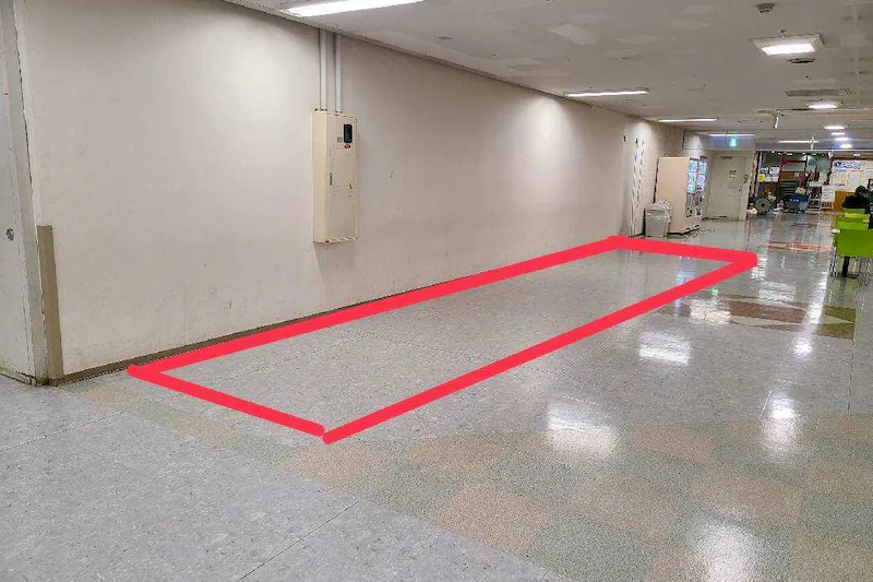 【イオン稲毛店】ポップアップストアやプロモーションに適した地域密着型の商業施設4F文化ホール前のイベントスペース