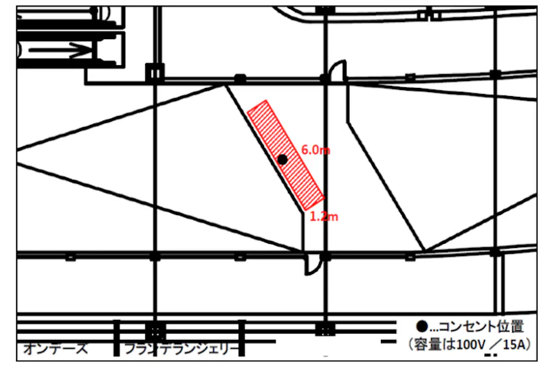 【イオンモール熱田*】2F　北渡デッキ
