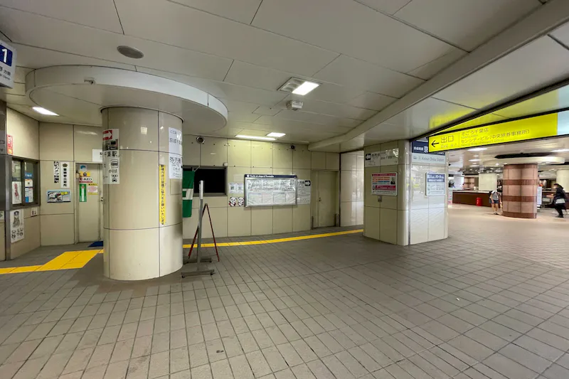 【京成千葉駅】食物販やポップアップストアに最適な人の流動が多い改札前コンコース