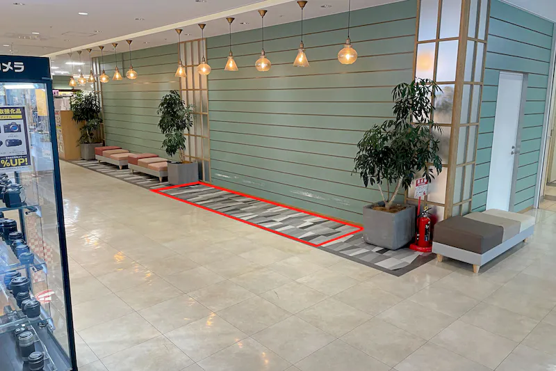 【光が丘IMA/光が丘駅直結】小規模ポップアップやプロモーションイベントに最適な駅直結のショッピングセンターの1階出入口付近にあるイベントスペース