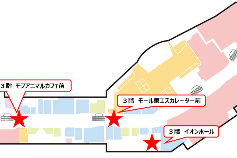 【イオンモール新利府】３階 イオンホール