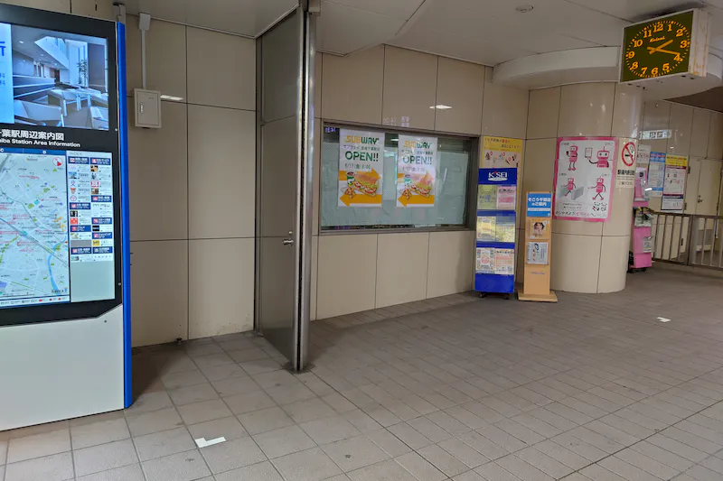 【京成千葉駅】食物販やポップアップストアに最適な人の流動が多い改札前コンコース