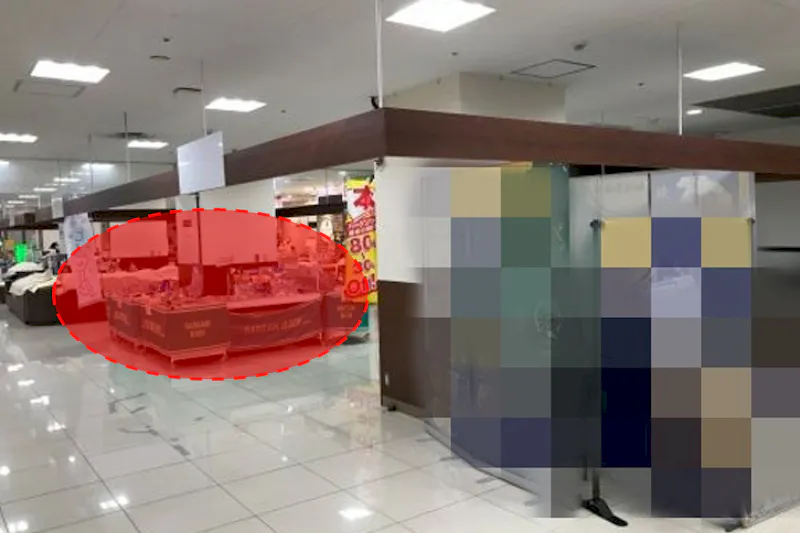 【西友　新長田店】催事場②　ポップアップストア(物販)やプロモーション用途に最適なスーパー店内催事イベントスペース
