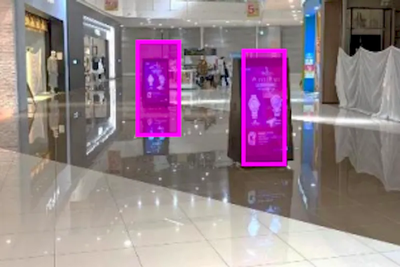 【イオンモール名古屋茶屋】モール内広告 サイネージ