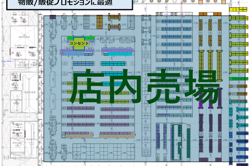 【スーパーセンタートライアル石巻店】レジ奥スペースの画像2