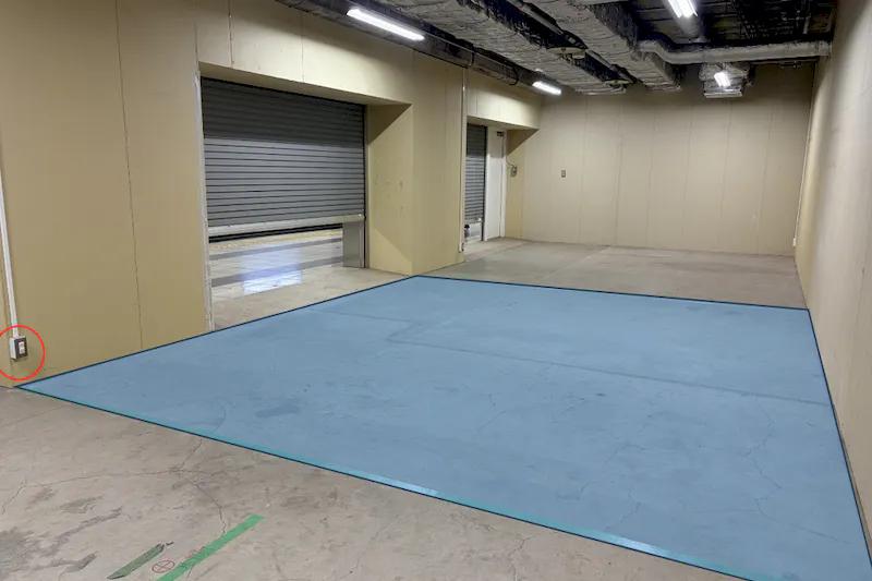 【横浜市営地下鉄ブルーライン関内駅・改札外B区画（中央）】物販、食物販のポップアップストアに最適な人通りの多い改札外イベントスペース