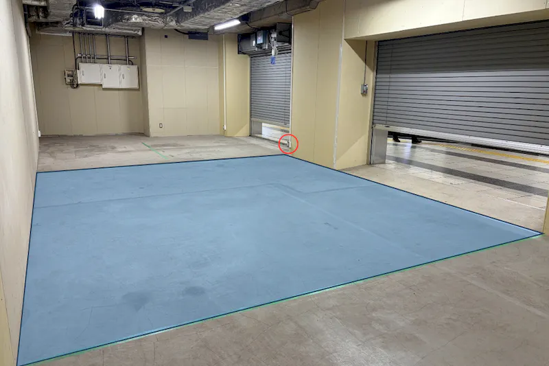 【横浜市営地下鉄ブルーライン関内駅・改札外B区画（中央）】物販、食物販のポップアップストアに最適な人通りの多い改札外イベントスペース