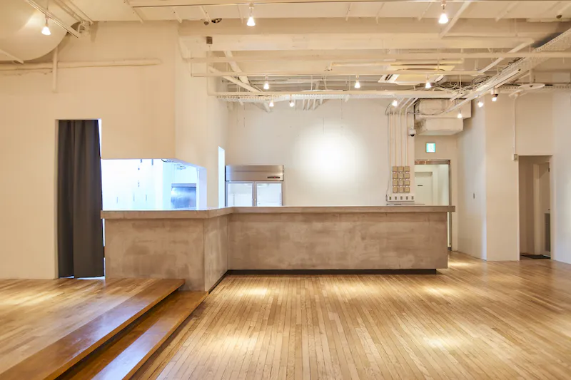 【代官山駅2分】アパレルの展示会場や音楽イベント、撮影等に最適な小上がりのあるイベントスペース