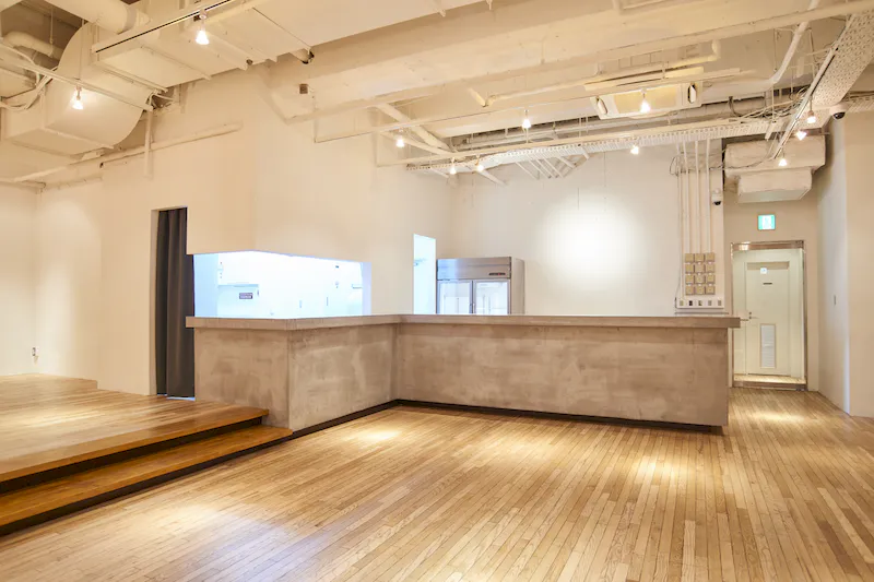 【代官山駅2分】アパレルの展示会場や音楽イベント、撮影等に最適な小上がりのあるイベントスペース