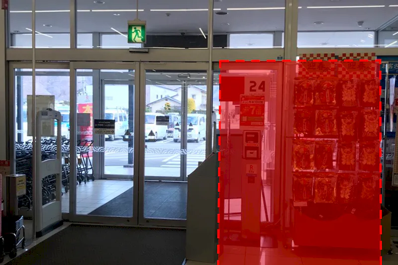 【西友　豊科店】入口横　プロモーション用途や物販、食物販のポップアップストアに最適なスーパー店内催事イベントスペース