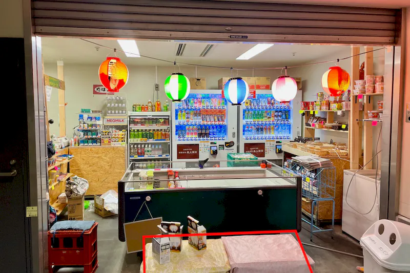 【豊洲市場内】販促・PR・食物販に最適なトラフックが多い豊洲市場の仲卸業者フロア売店前スペース