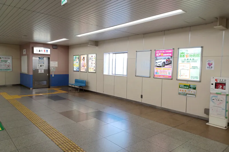 【五香駅】食物販やポップアップストアに最適な人の流動が多い改札前コンコース