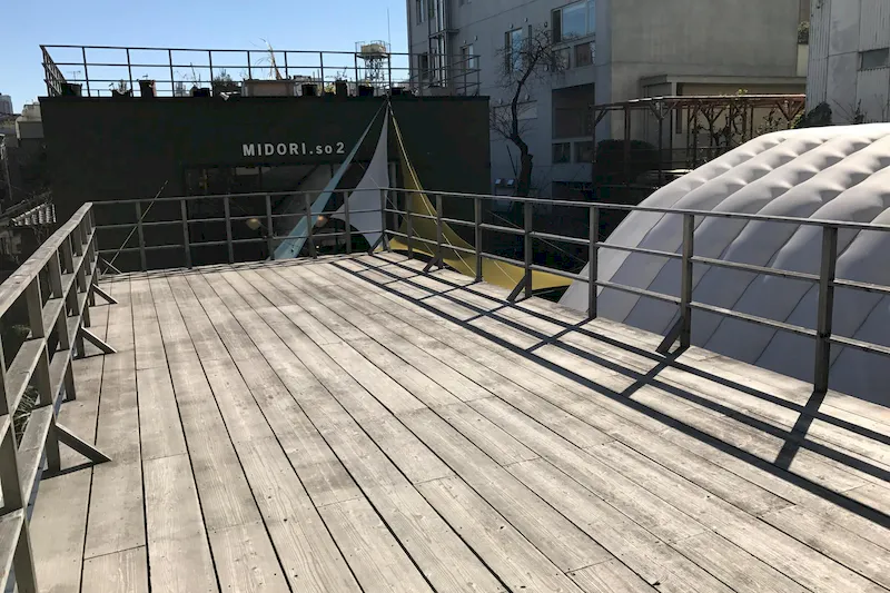 【表参道駅2分】ダイニングカフェの屋上スペース