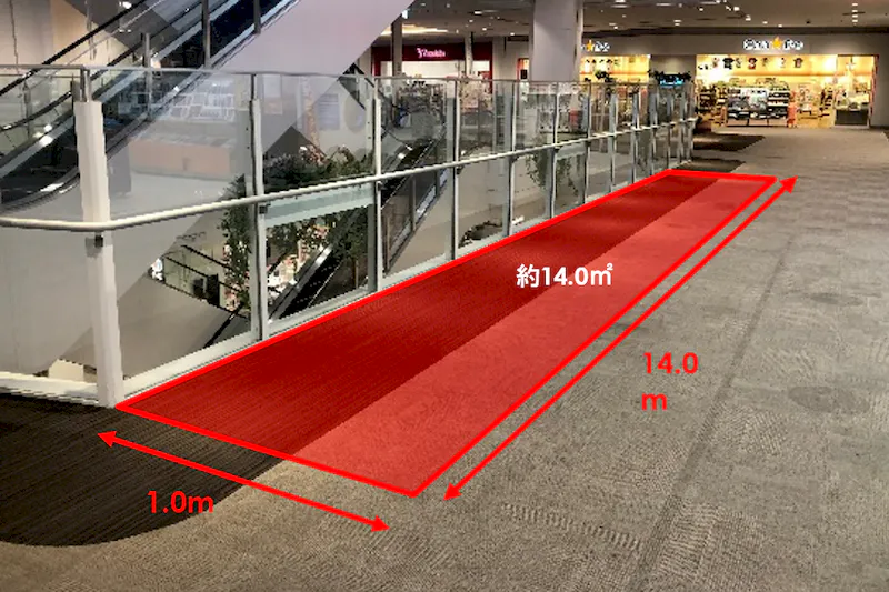 【ららぽーと海老名】4-⑤ 北側エスカレーター 前©