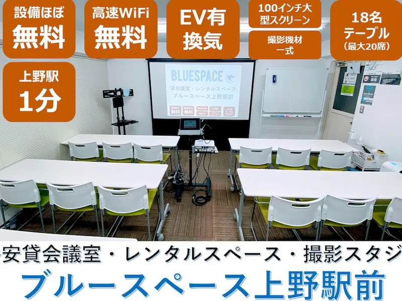 【上野1分】ワークショップや貸し会議室に適したアクセス便利な多用途に対応可能なスペースの画像2