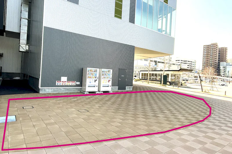 【BiVi新さっぽろ】キッチンカーや車両展示イベント利用に適した商業施設の屋外にあるスペース