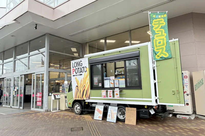 チュロス、ロングポテト×キッチンカー＠イオン鎌ヶ谷ショッピングセンター出店事例