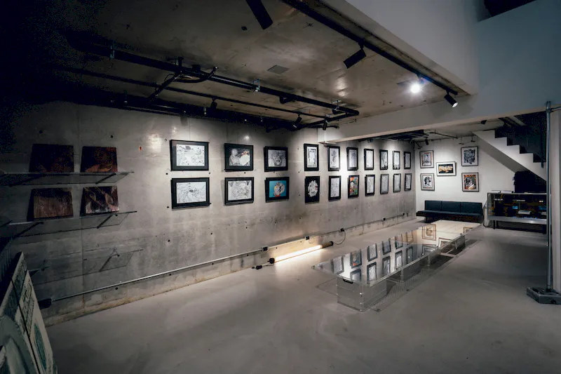 【渋谷駅7分】個展や展示会に最適な壁面がコンクリートのスペース