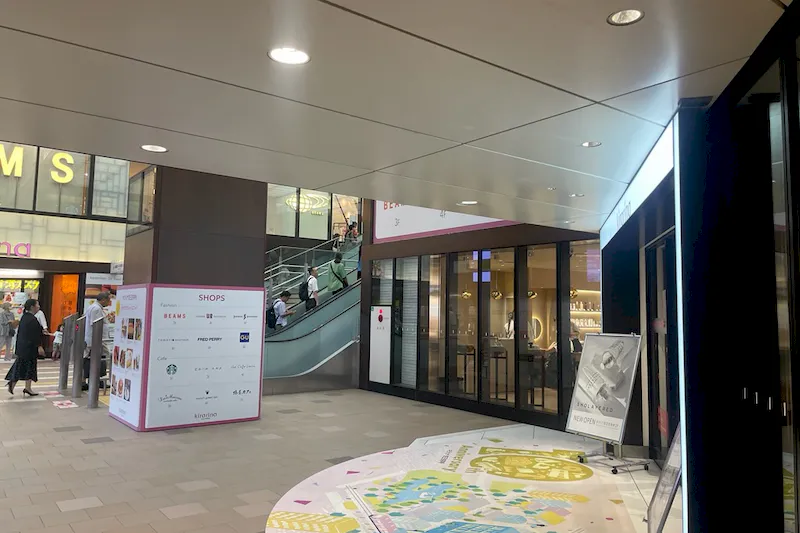 【キラリナ京王吉祥寺】物販・プロモーションに最適、吉祥寺駅改札前2Fエントランス横イベントスペース