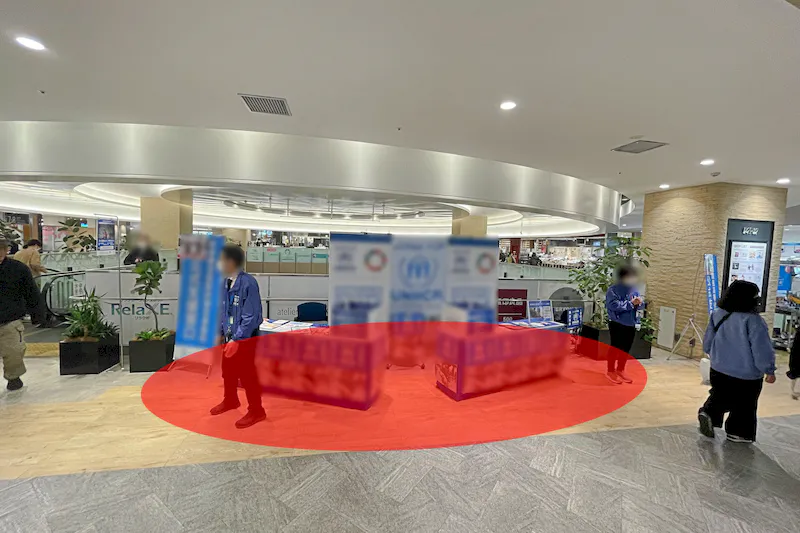 【ペリエ千葉】各種プロモーションイベントに最適なJR千葉駅内4階にあるイベントスペースの画像