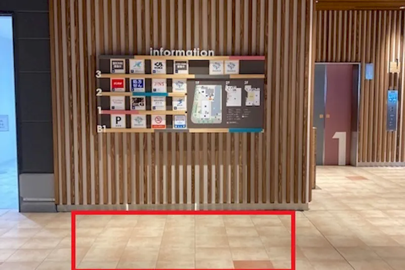 【BRANCH調布】プロモーションイベントや催事出店に利用可能なイベントスペース(インフォメーション前)の画像