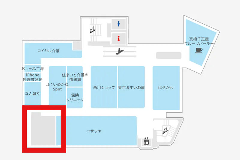 【ODAKYU 湘南 GATE】5階空き区画の画像