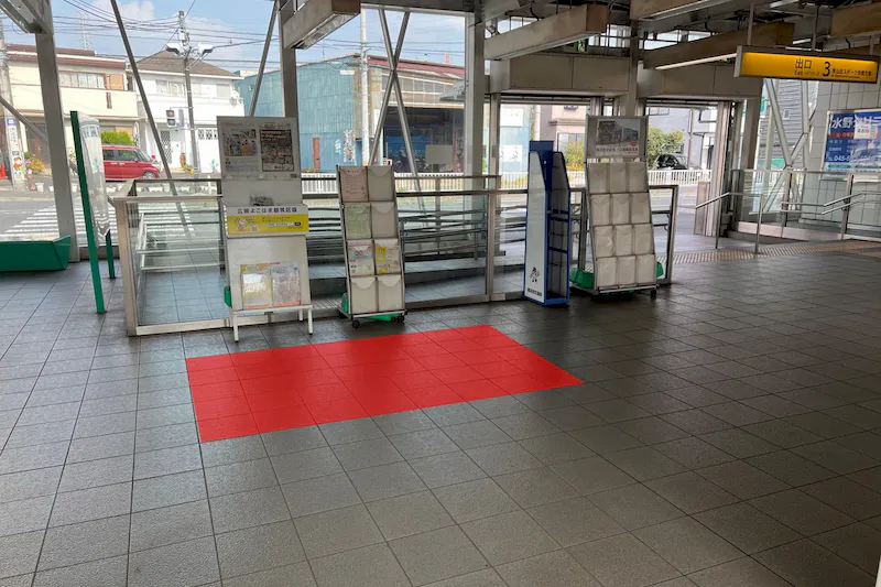 【横浜市営地下鉄グリーンライン東山田駅｜割引キャンペーン実施中】各種プロモーションや物販、食物販のポップアップストアに最適な改札外正面のイベントスペース