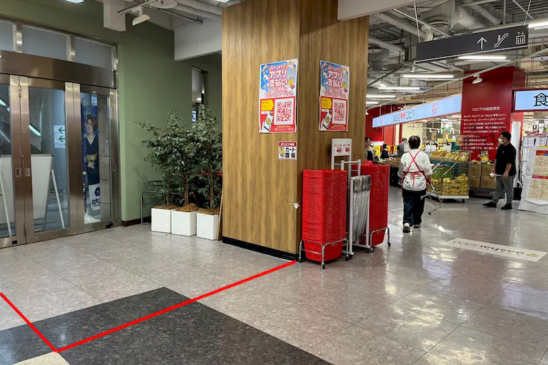 【リバーウォーク北九州】物販やプロモーションに利用可能な人気スーパーマーケット隣接B1F催事イベントスペース（SC-10-3）