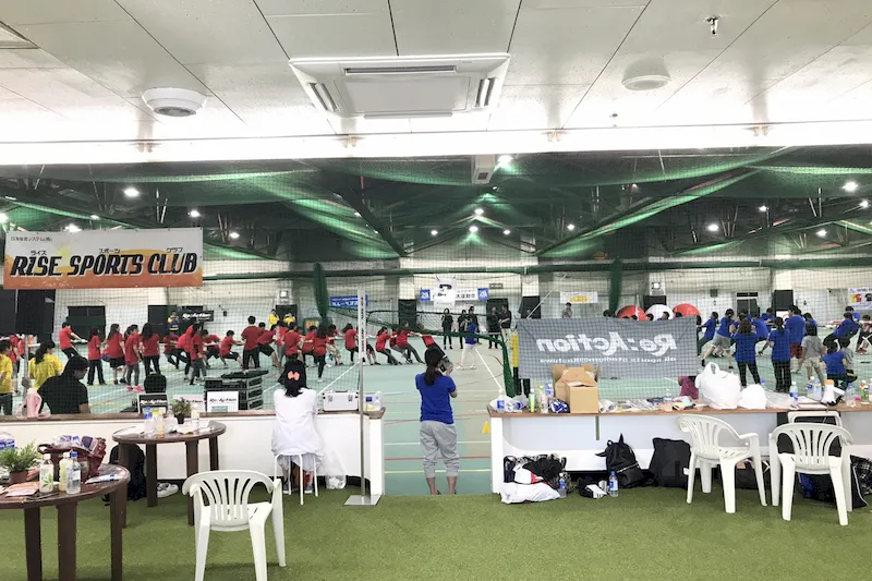 【千葉柏駅エリアでインドア！】社内運動会・交流会や展示会に最適な屋内フットサル兼テニスコート(1面）