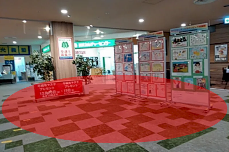 【イオンスタイル検見川浜】4階エスカレーター前のイベントスペース