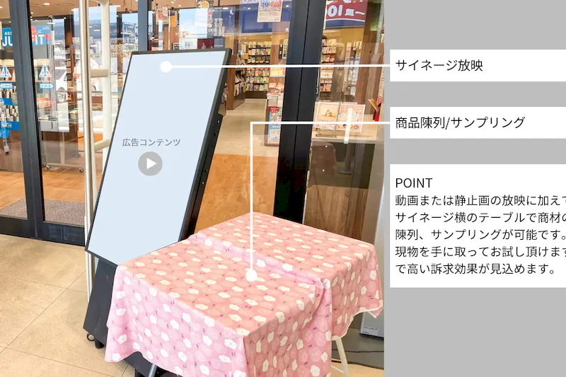 【明屋書店/全12店舗】デジタルサイネージ広告スペース2