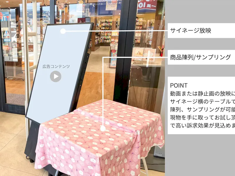 【明屋書店/全12店舗】デジタルサイネージ広告スペース2
