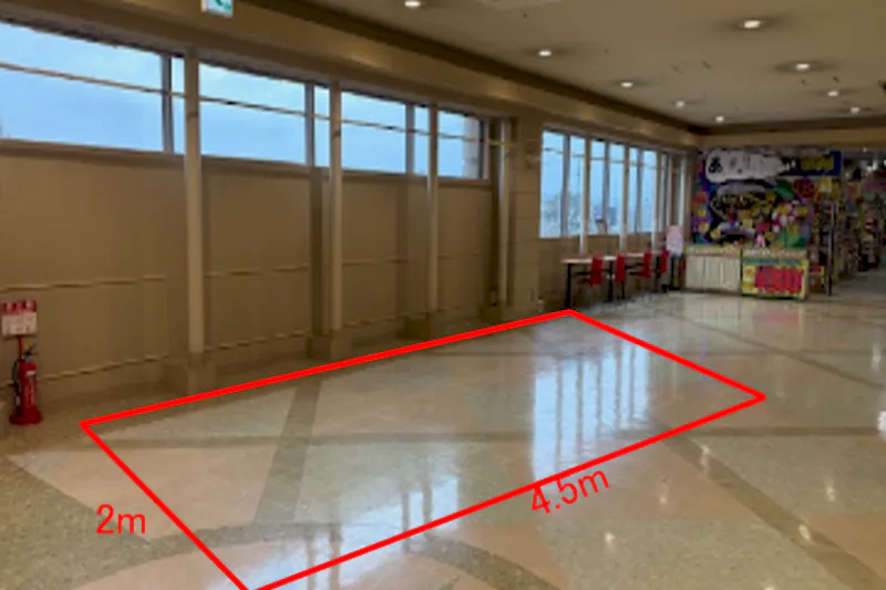 【イオン秋田中央店】2F特設広場 販促プロモーションや物販に最適なスーパー店内催事イベントスペースの画像