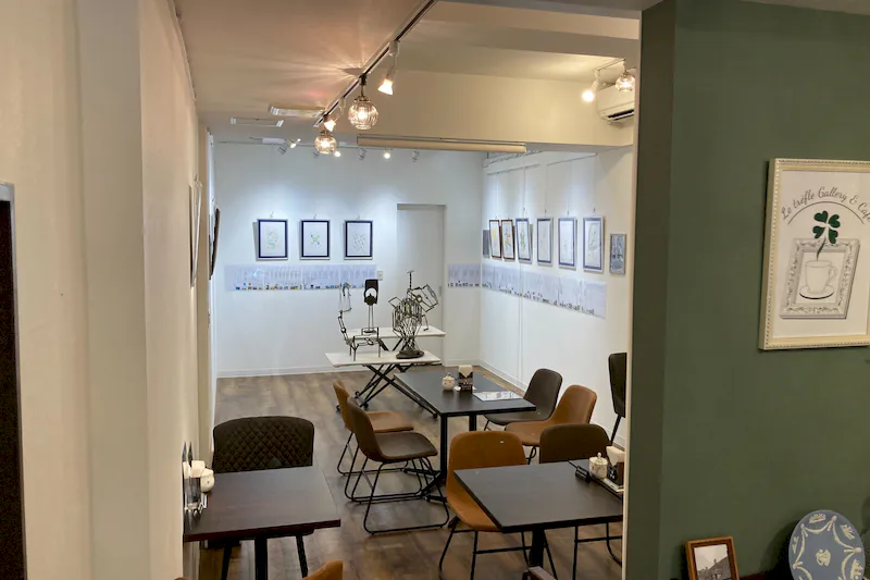 【高井戸駅6分】作品展示会や受注販売会に最適！高井戸の閑静な住宅街に位置したカフェ併設のギャラリースペース