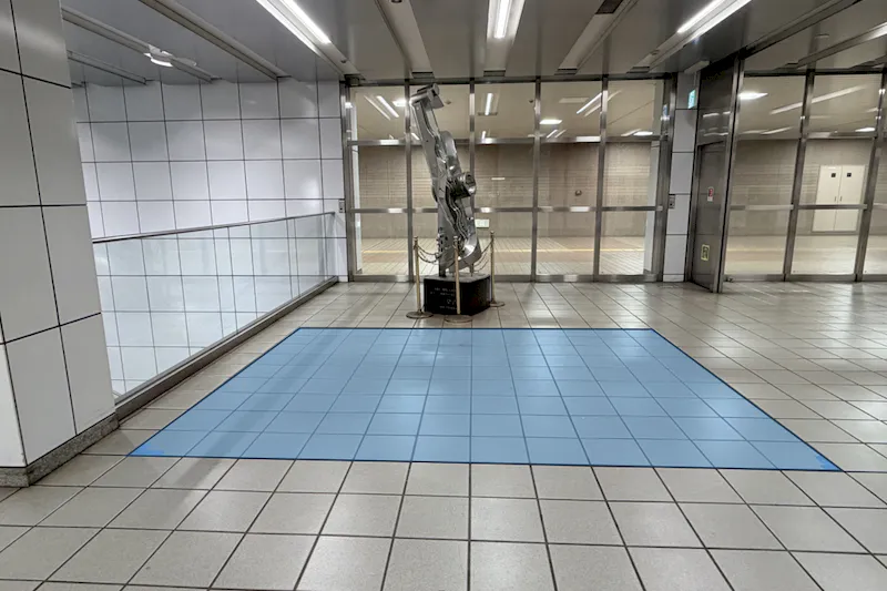 【横浜市営地下鉄ブルーライン湘南台駅】各種プロモーションや物販、食物販のポップアップストアに最適な改札内モニュメント横のイベントスペース