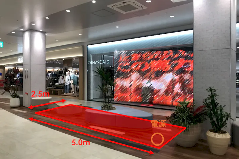 【ららぽーとTOKYO-BAY】北館2F　中央部