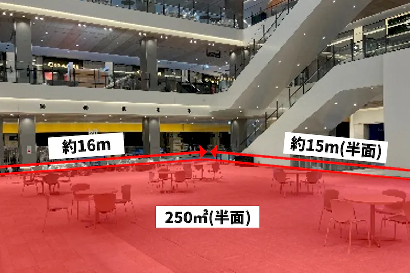 【ららぽーと門真・三井アウトレットパーク 大阪門真】1階 センターコート（1-1）