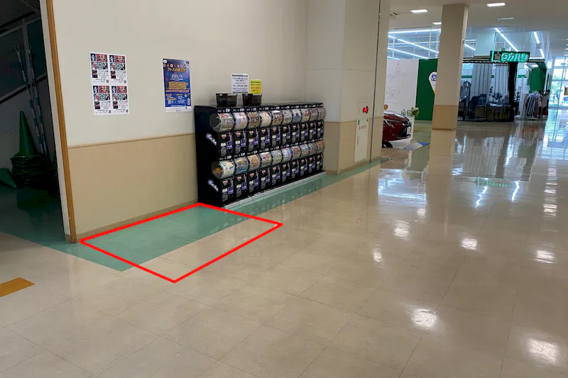 【フレスポ小田原シティーモール】PRや物販に最適な北館1F階段横スペース
