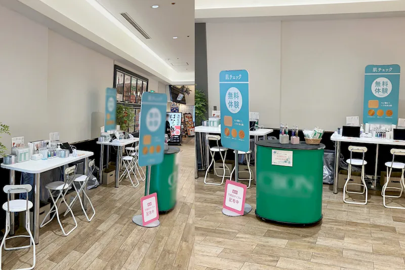 【プレナ幕張】各種プロモーションイベントやポップアップストアに最適な駅近商業施設1階カフェテナント横にあるイベントスペース
