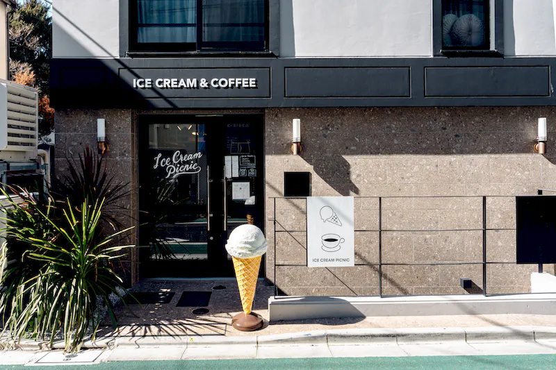 【本駒込駅2分/白山駅4分】冷蔵ショーケースあり。展示に適したアイスクリーム屋さんの棚貸し / 駅からのアクセス◎ / 販売スタッフ不要◎