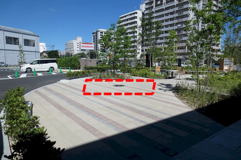 【BRANCH 博多パピヨンガーデン】プロモーションや物販用途での利用が可能な商業施設の屋外スペース