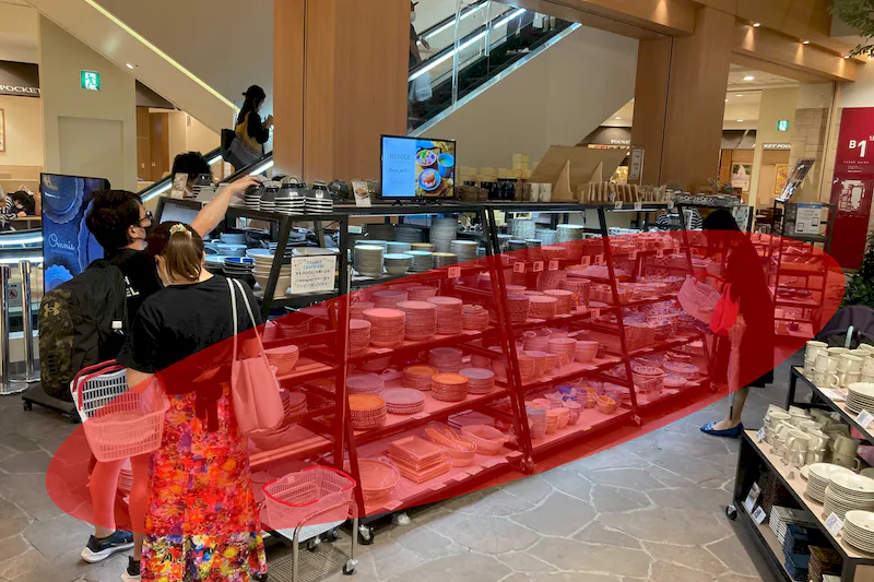 【モザイクモール港北】プロモーションイベントや食や生活雑貨のポップアップストアに最適な食品フロアのイベントスペース