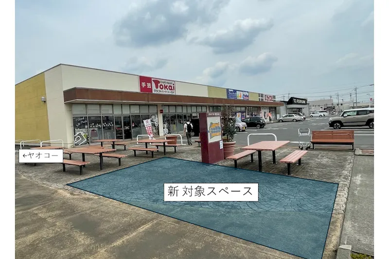 【マーケットシティ古河】キッチンカー出店やイベントに利用可能な駐車場屋外スペース