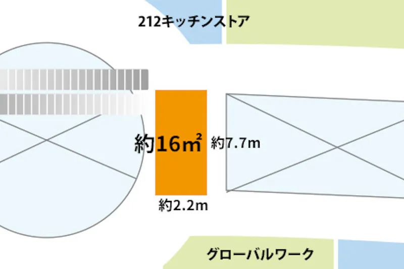 【イオンモール姫路大津*】2F  グローバルワーク前