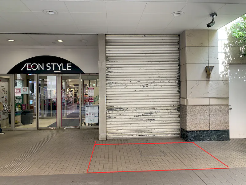 出入口付近のコンパクトスぺースです