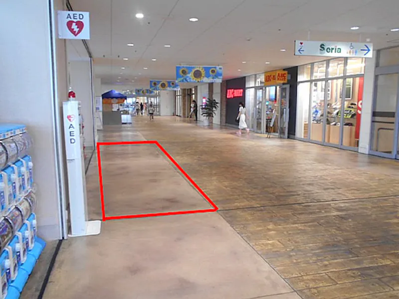 【フレスポ東大阪】PRや物販利用に適した2F ABC~MART前のイベントスペースの画像1