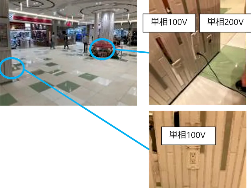 【みのおキューズモール】「①CENTER-2F 西側催事スペース」物販催事やワークショップなどに最適な、デッキ入口すぐでメイン導線上イベントスペースの画像2