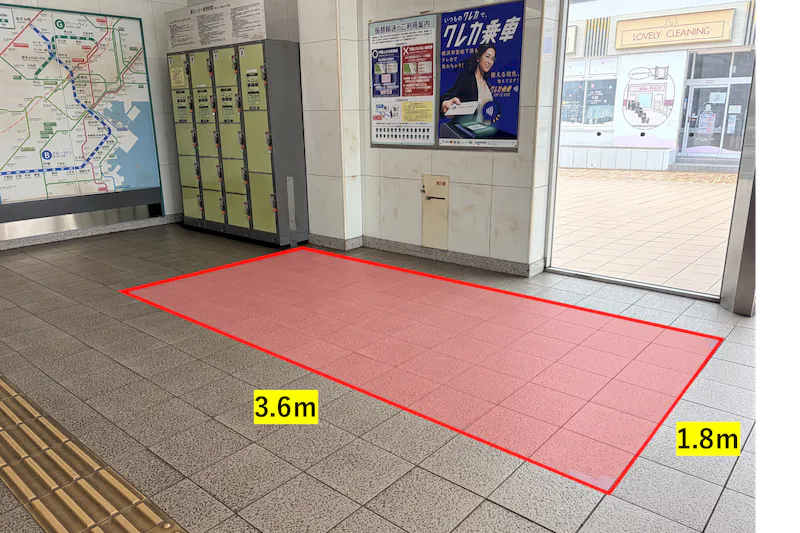 【横浜市営地下鉄グリーンライン都筑ふれあいの丘駅】食物販やプロモーションに最適な改札正面スペース
