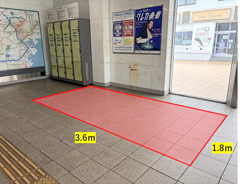 【横浜市営地下鉄グリーンライン都筑ふれあいの丘駅】食物販やプロモーションに最適な改札正面スペースの画像3